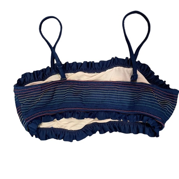 Crewcuts rainbow smock bikini top blue size 14 - Picture 5 of 7